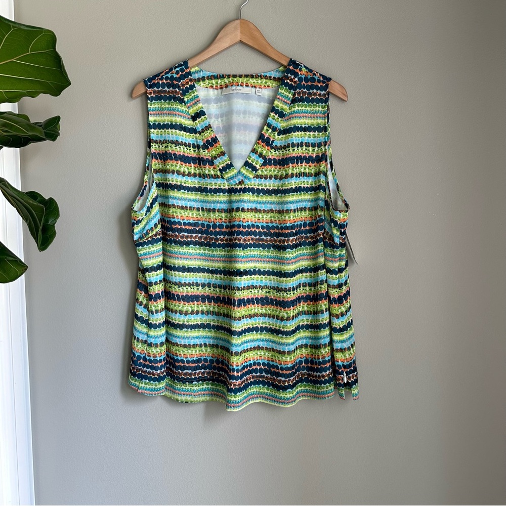 Plus Size Sejour Sleeveless Top